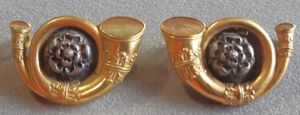 BRITISH KOYLI Pair Officer Circa 1900-1950 Gilt & Silver Collar …