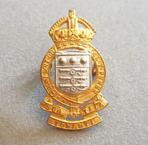 ROYAL ARMY ORDNANCE CORPS K/C GILT & SILV. PLATE Officer's …