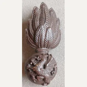 BRITISH - The Royal Welch Fusiliers Bronze Left Collar Badge …