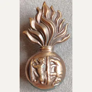 BRITISH - Royal Dublin Fusiliers Bronze Collar Badge (Churchill 1885)