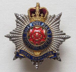 Royal Hampshire Regiment Q/C