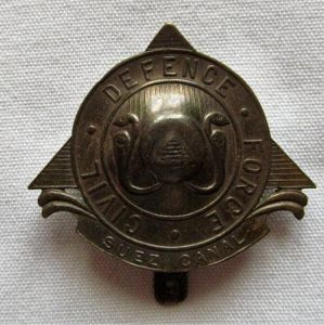 Suez Canal Civil Defence Force pre 1956