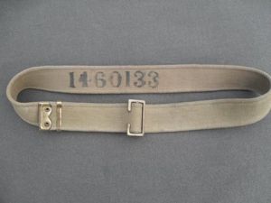 British 1913 Pattern 'Walk Out' Webbing Belt (2nd Type)