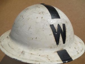 1939 British Deputy Divisional / District Warden Helmet