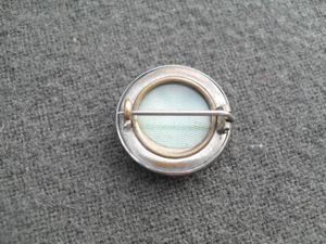 WW1 period Sweetheart Photo Button Brooch