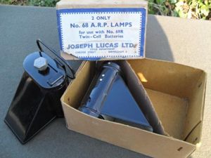 Boxed Early-War ARP Lamps