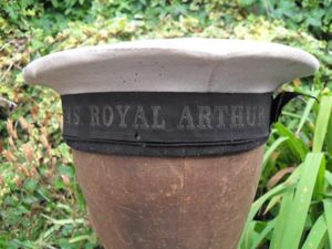 Rare Boer War-WW1 Royal Navy Rating's Cap (H.M.S. Royal Arthur. …