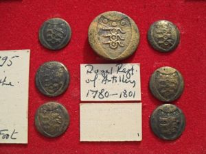 Georgian Royal Regiment of Artillery Buttons (Ground-Dug in the West …