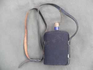 WW2 British Red Cross Pattern Water Bottle & Harness