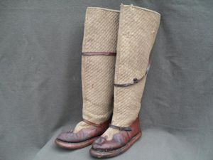 Rare Early RAF North West Frontier 'Fug Boots'