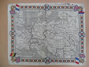 WW1 Cloth Map of Europe (Gifted to Troops from Manchester …
