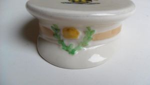 Carlton Crested China Officers Cap