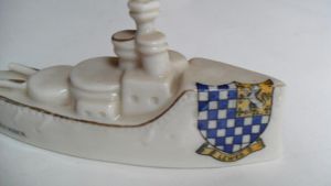 Carlton Crested China H.M.S.Humber