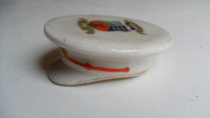 Arcadian Crested China Officers Cap