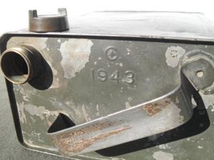 1943 Dated Canadian 2 gallon Petrol Can
