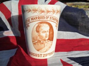 Marquis Of Stafford 1909 Commemorative Beaker (Scots Greys & WW1 …