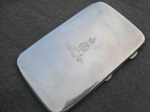 WW1 Named Cigarette Case - Gifted From Major E.G. Wynyard …