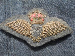 RAF Bullion Dress Wings (King's Crown)