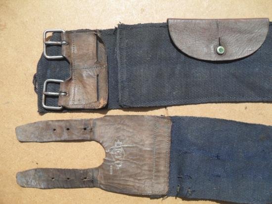 WW2 Printed Combined Operations Formation Sign On Royal Navy Money Belt — image 3