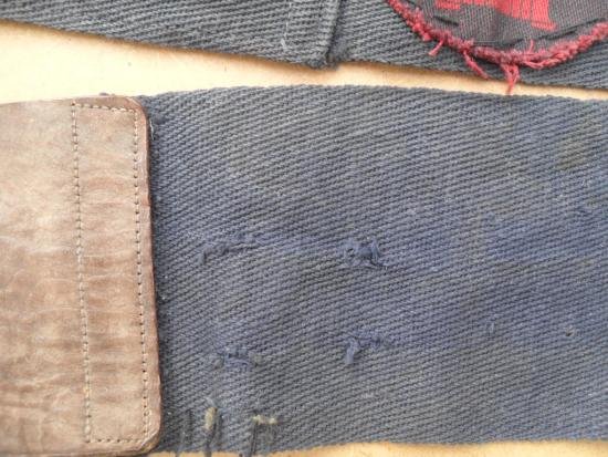 WW2 Printed Combined Operations Formation Sign On Royal Navy Money Belt — image 5