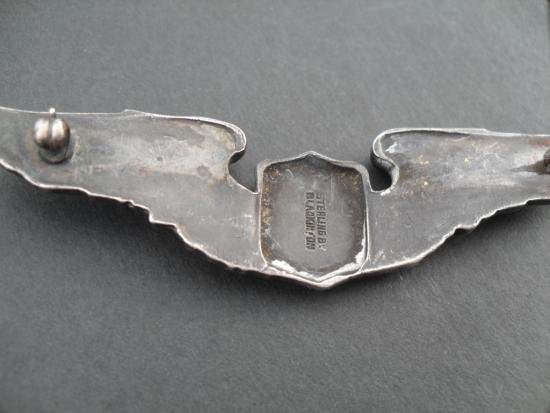 WW2 USAAF 3'' Pilot Wings By Blackinton (Sterling) — image 5