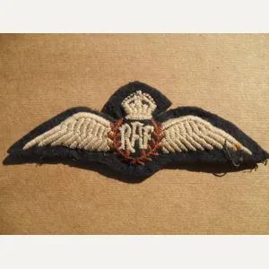 WW2 RAF Pilots Wings (Early Padded Type)