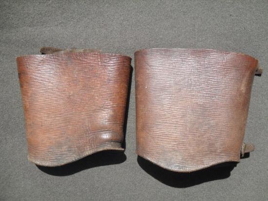 WW2 Home Guard Leather Gaiters — image 2