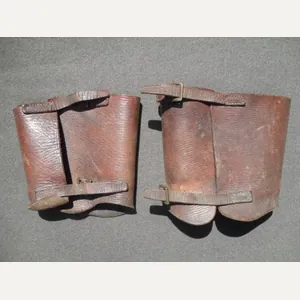 WW2 Home Guard Leather Gaiters