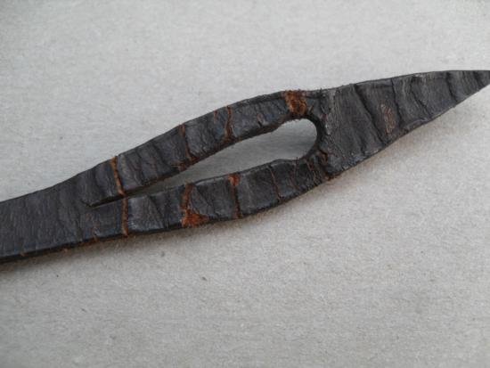 1915 Dated British Army Whistle With Leather Tab — image 4