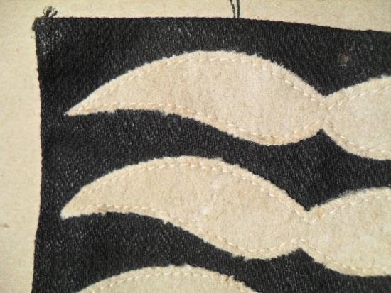 WW2 Luftwaffe Officer's Flight Suit Rank Insignia - Captain (HBT/Drillich Backed) — image 3