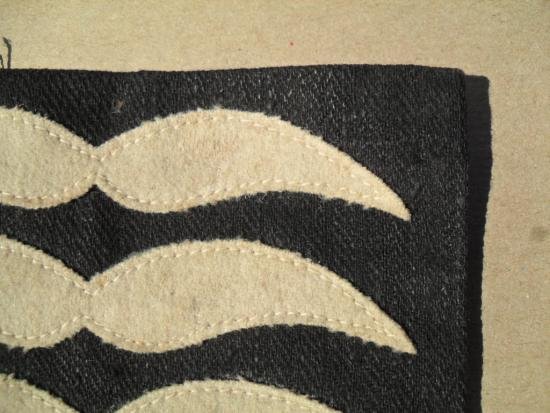 WW2 Luftwaffe Officer's Flight Suit Rank Insignia - Captain (HBT/Drillich Backed) — image 4