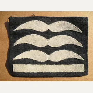 WW2 Luftwaffe Officer's Flight Suit Rank Insignia - Captain (HBT/Drillich …