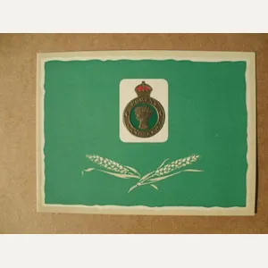 WW2 Women's Land Army Christmas Greetings Card