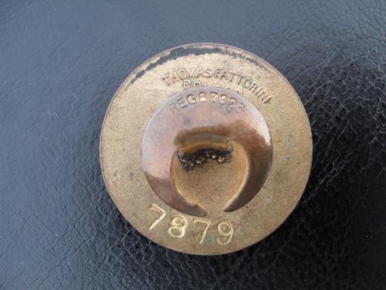 WW1 Cheshire Volunteer Regiment VTC Gilt & Enamel Lapel Badge — image 2