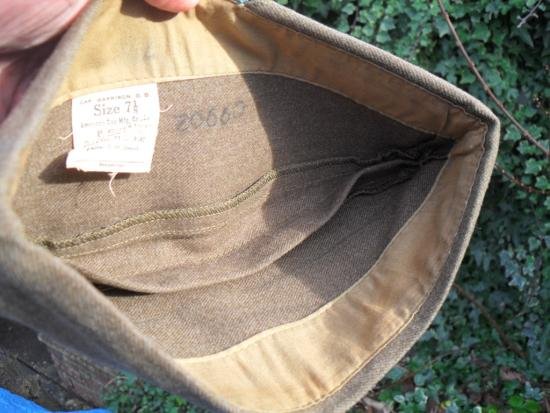 WW2 U.S Army Infantry Garrison Cap Dated March 1944 — image 4