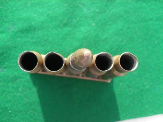 Inert WW2 Boys Anti -Tank Rounds & Clip — image 3