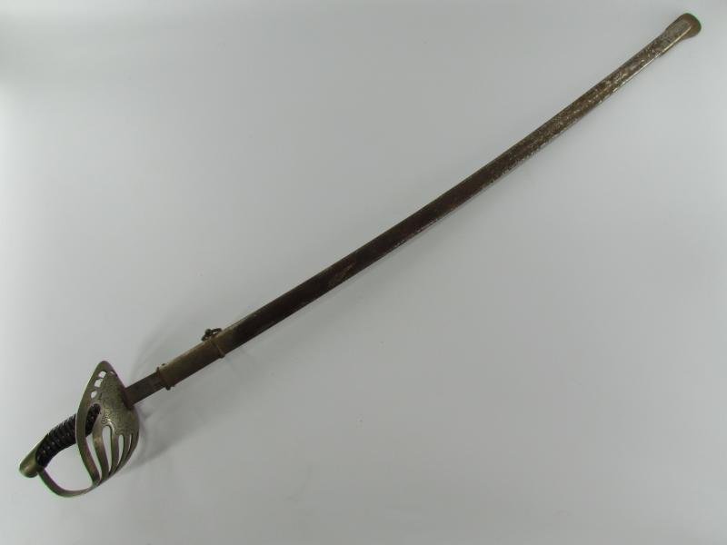 A German-Made Dutch Model 1895 Officers Cavalry Sword — image 11