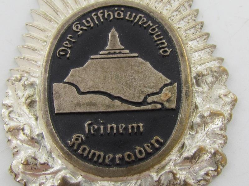 German Kyffhäuser Cap Badge — image 2