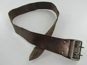 WW2 Soviet Russian Officer's Brown Leather M33 Belt