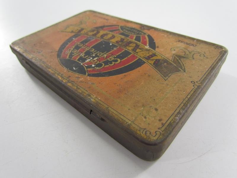 Old Iron Metal Box Egyptian Cigarettes MAROUF — image 7