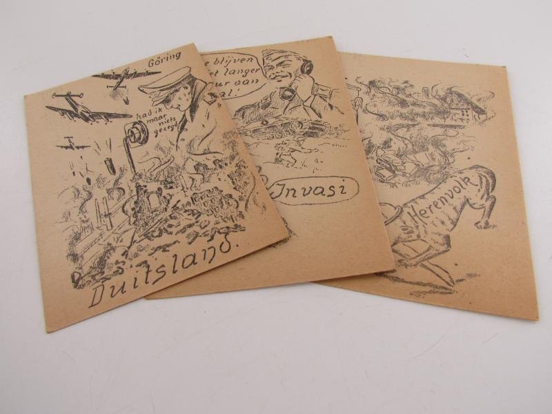 WW II, Satyre series, Vrieshol, 1945, Propaganda — image 11