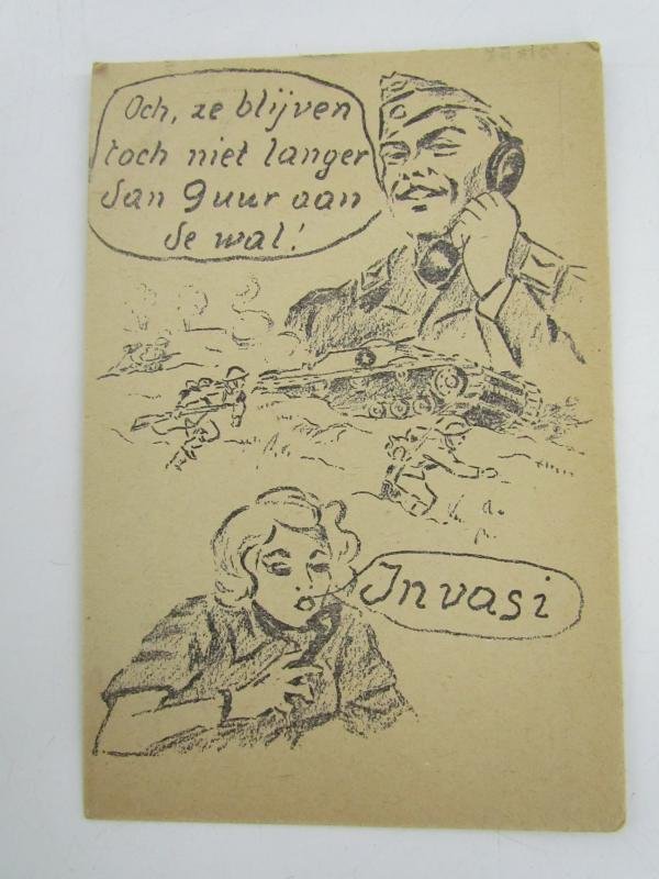 WW II, Satyre series, Vrieshol, 1945, Propaganda — image 2