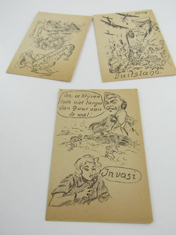 WW II, Satyre series, Vrieshol, 1945, Propaganda — image 8