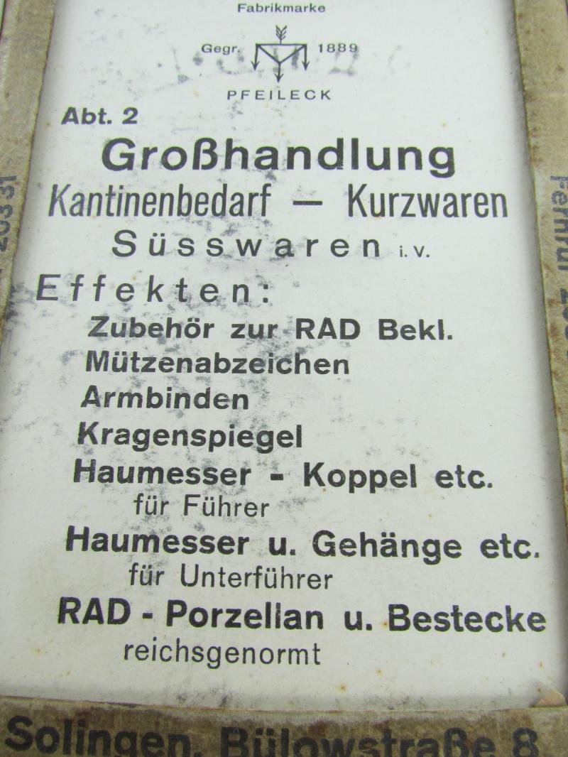 Reichs Arbeitsdienst ( RAD ) Folder to show examples — image 8