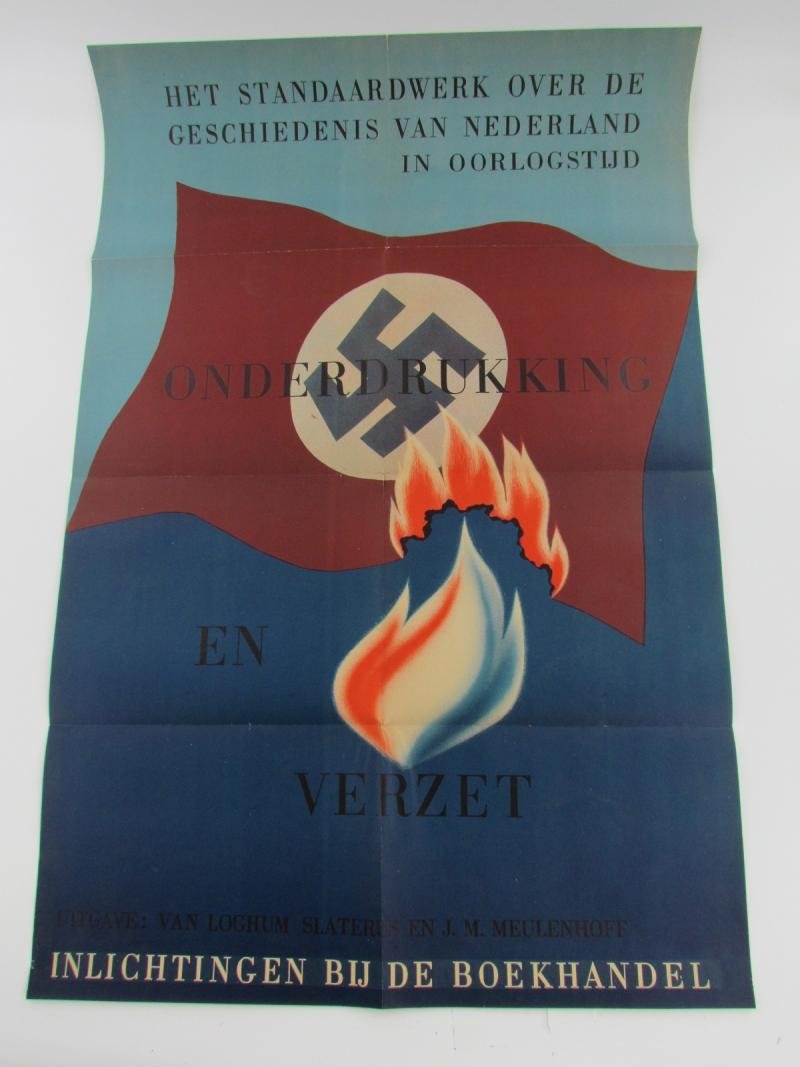 Nederland In Oorlogstijd Onderdrukking En Verzet Set Compleet Met Winkel Affiche — image 2