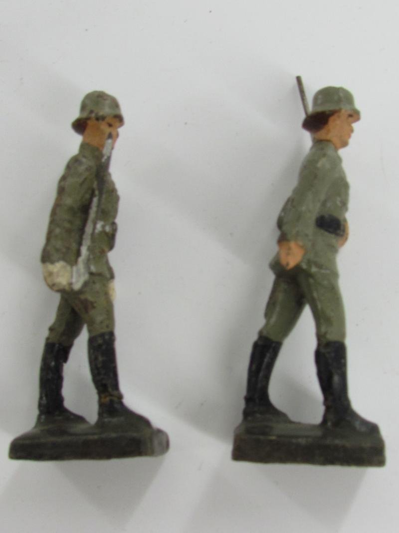 Grouping of 10x Lineol German Toy Soldiers — image 7