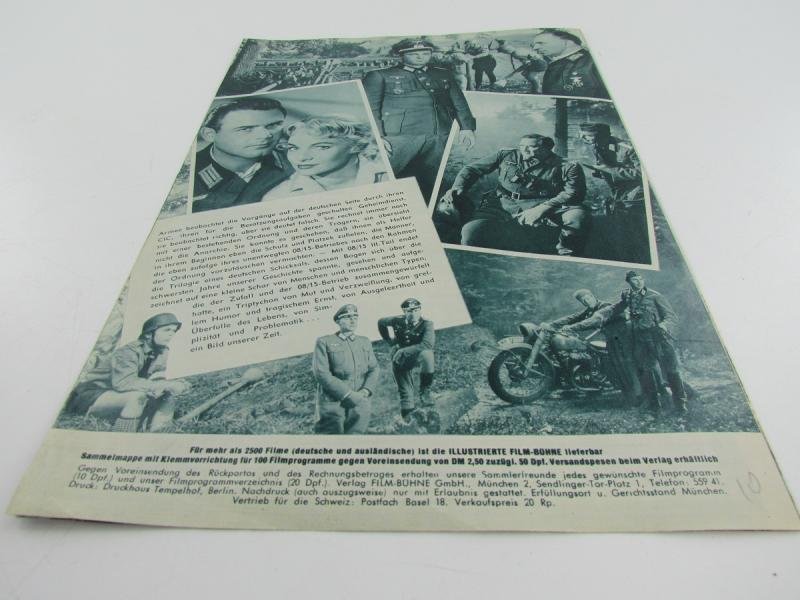 Original Movie Flyer From German Movie 08/15 - In der Heimat 1955 — image 7