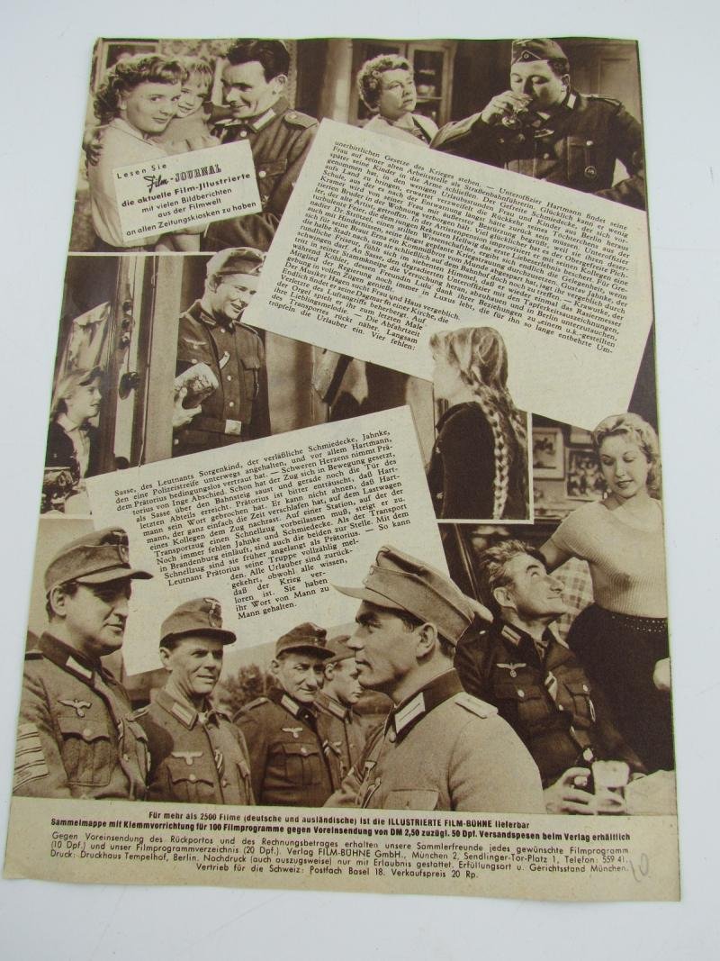 Original Movie Flyer From German Movie Urlaub auf Ehrenwort 1955 — image 4