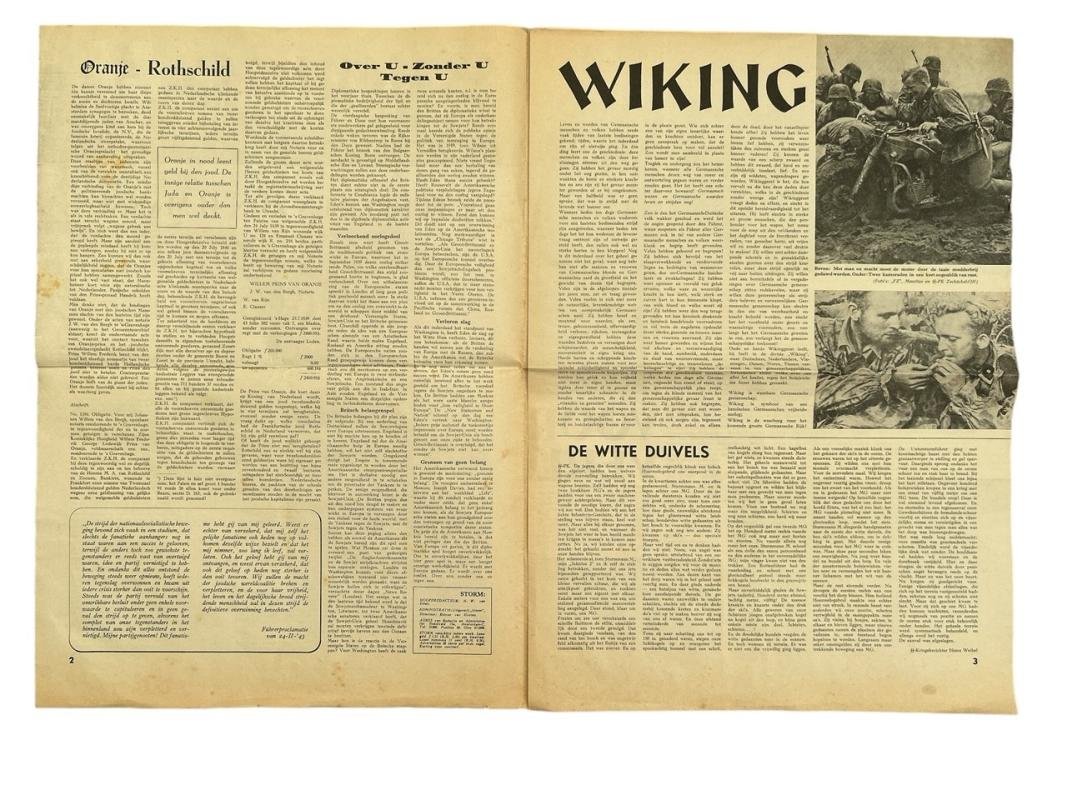 Dutch Waffen SS Newspaper – Storm SS No 2 April 16th 1943 — image 3