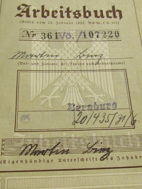 German Arbeitsbuch 1st pattern — image 2